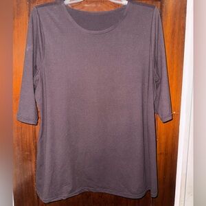 Women’s 3/4 sleeve Super Soft Top Size 2X